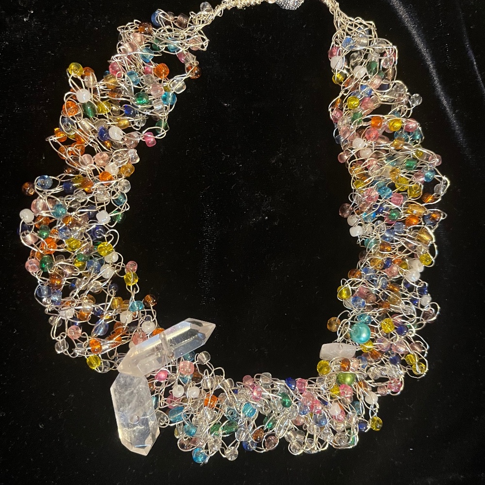 Crochet necklace